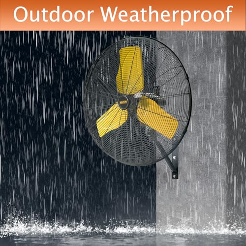 24" Oscillating Wall Fan (24" outdoor)