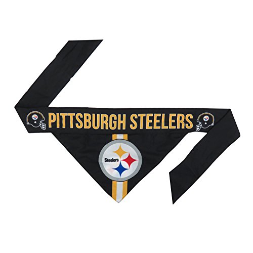 NFL Pittsburgh Steelers Pet Bandana (Pittsburgh Steelers / Medium)