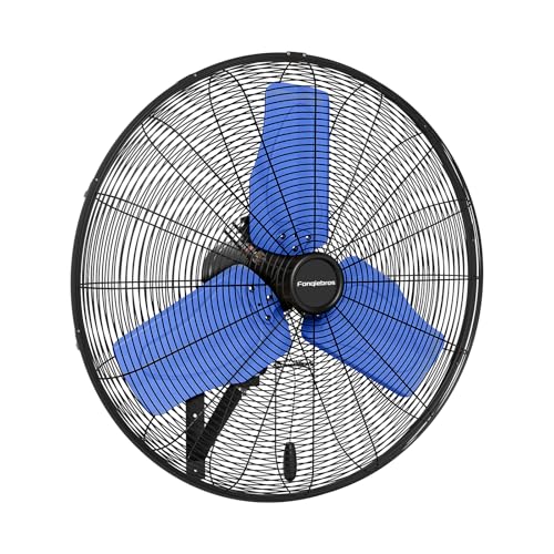 Pro 24" Industrial Wall Mount Fan (Blue / 24 inches)