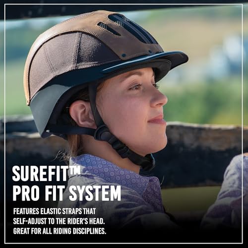 Sierra Rugged Horse Riding Helmet (Brown / Small)
