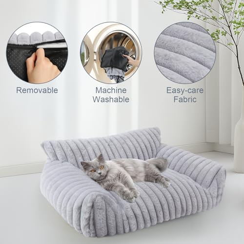 Dog Beds for Small Dogs (Medium(30x20x10") / Grey)