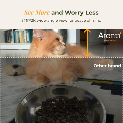 4L 17 Cups Automatic Cat Feeder and Water Fountain with Camera