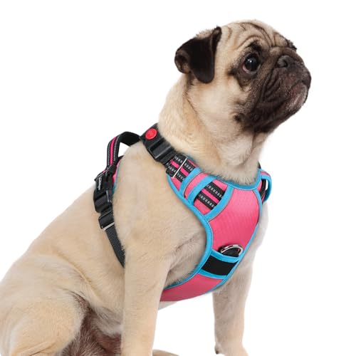 Dog Harness Small Sized (Pink & Blue / Small)
