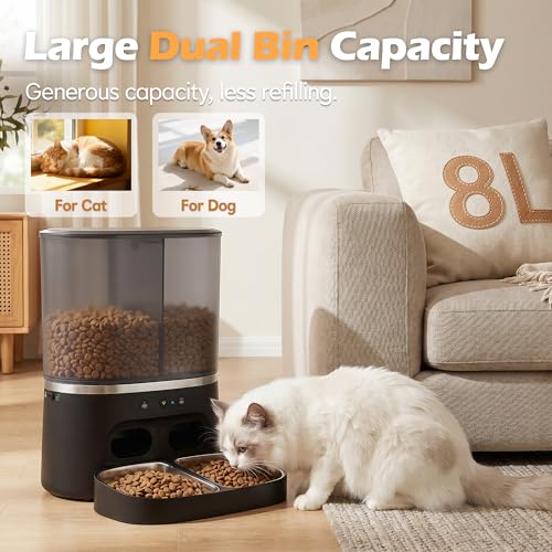 Automatic Cat Feeder with Camera (BLACK)