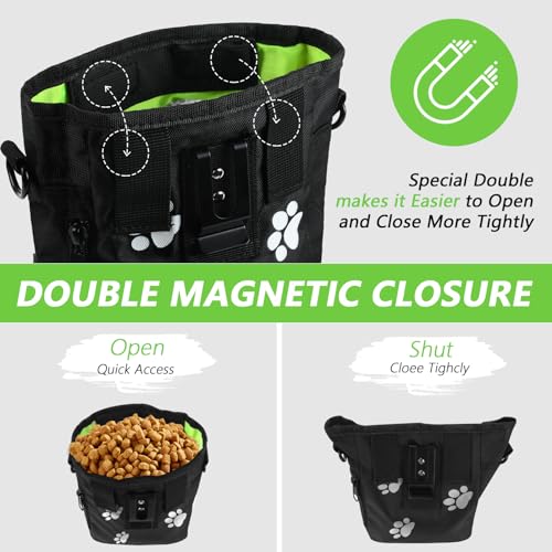 Dog Treat Pouch (Black Pattern)