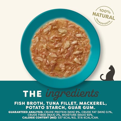 Tuna & Mackerel in Gravy Wet Cat Food 24 (2.47 Ounce (Pack of 24))