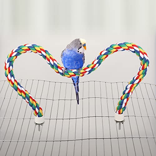 Bird Rope Perches Cage Climbing Accessories