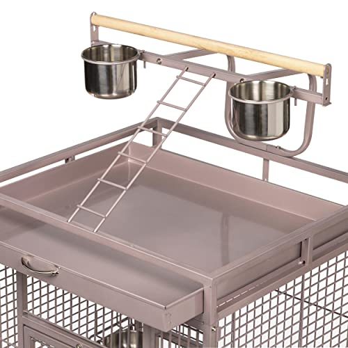 Playtop Bird Cage (Blush Finish / 24.0"L x 20.0"W x 60.0"H)