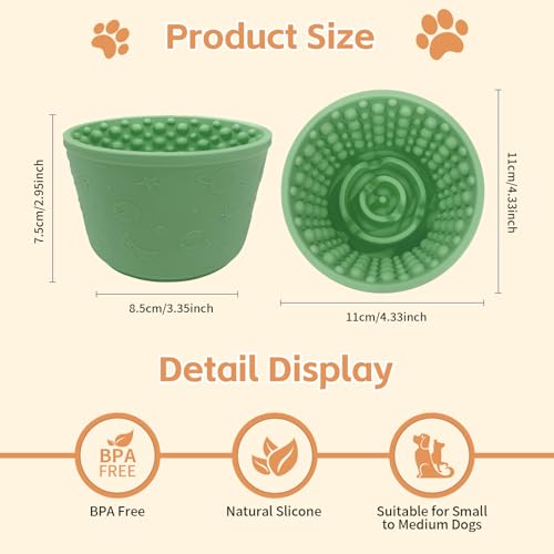 Dog Lick Bowl (S-M / Green)