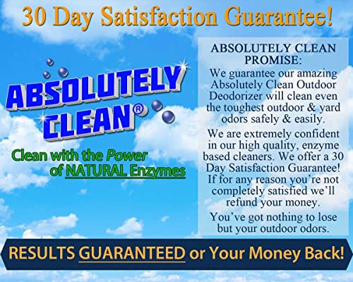 Amazing Outdoor Deodorizer odor eliminator Natural Enzyme Just Spray & Walk Away Grass (32oz 2pack Garden Sprayer)