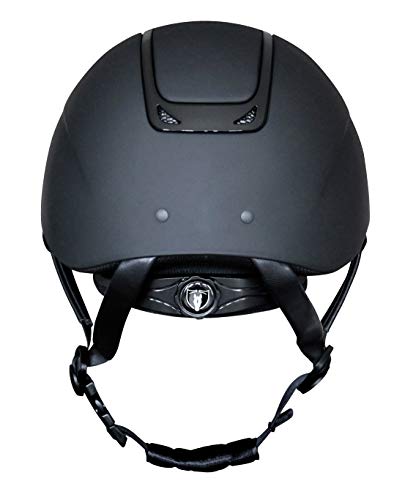 Royal Wide Brim Riding Helmet (Medium / Sh Matte Black | Top Matte Black | Tr Black Gloss | Br Wide)