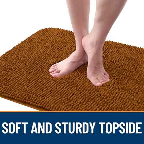 Dog Door Mat for Muddy Paws 32x20 (Ochre / 32" X 20")