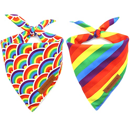 Pride Dog Bandanas 2 Pack (Pride Day / Small)