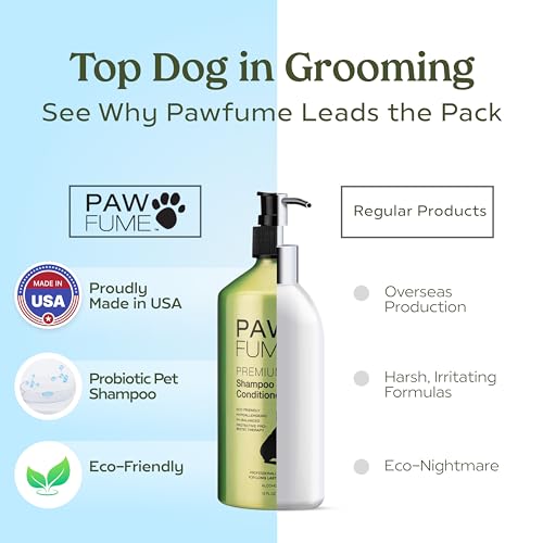 PAWFUME Dog Shampoo and Conditioner (Shampoo & Conditioner Blue Ribbon / Pack of 4)