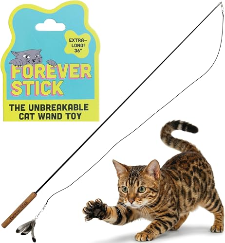 Forever Stick Unbreakable Cat Wand Toy (Forever Stick 1-Pack)