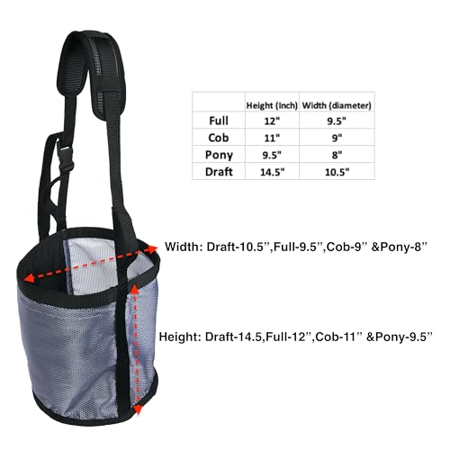 Horse Feed Bag (Full / Beige)