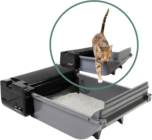 Smart Scoop Semi Automatic Self Cleaning Cat Litter Box