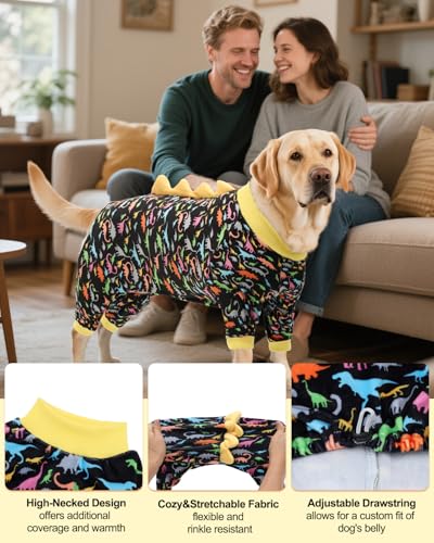 Dinosaur Costume Dog Pajamas (XX-Large / Dinos#1)