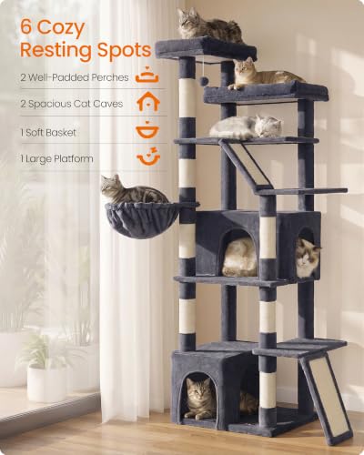 Large Cat Tree (Dark Gray)