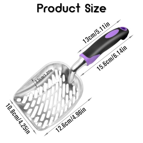 Cat Litter Scoop (L / Purple)