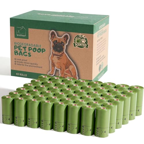 Biodegradable Dog Poop Bags 720 Count (720 Count (Pack of 1) / Lemon Scent)