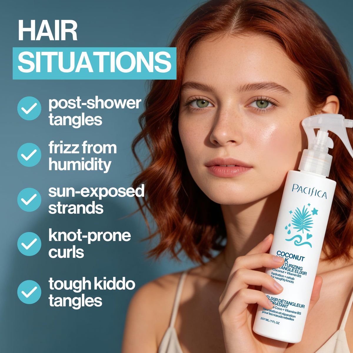 Coconut Milk Hair Detangler Spray (7 Fl Oz (Pack of 1))