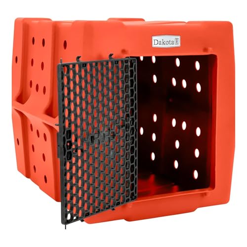 Dakota 283 Canine Rough and Tough Economy Dog Crate (Large / Orange)