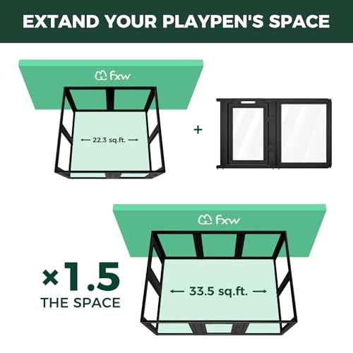 AuraSpace Clear Acrylic Indoor Dog Playpen (Black / 35"H)
