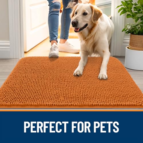 Dog Door Mat for Muddy Paws 50x30 (Clay / 50" X 30")