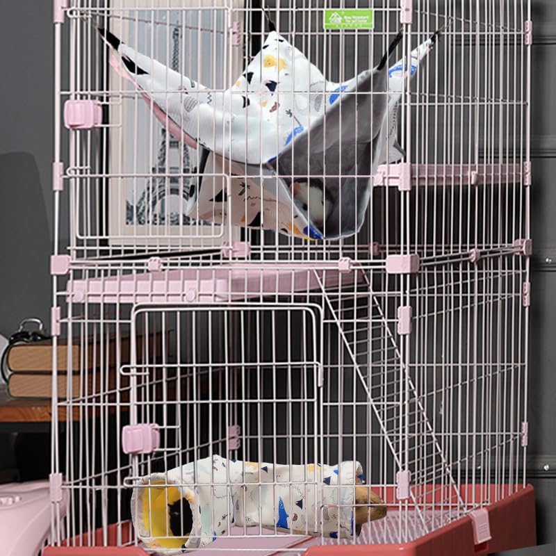 Large Caliber Guinea Pig & Rat Tunnel Hideout & Hammock (1. Hammock&Tunnel-dinosaur)