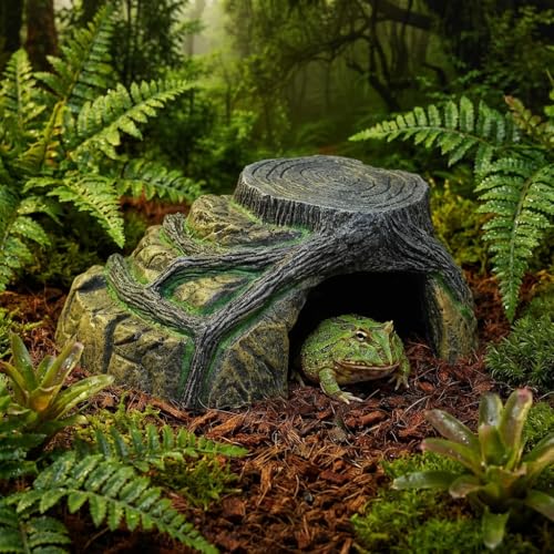 Gecko Tank Accessories (L-Flat Stump / Large)