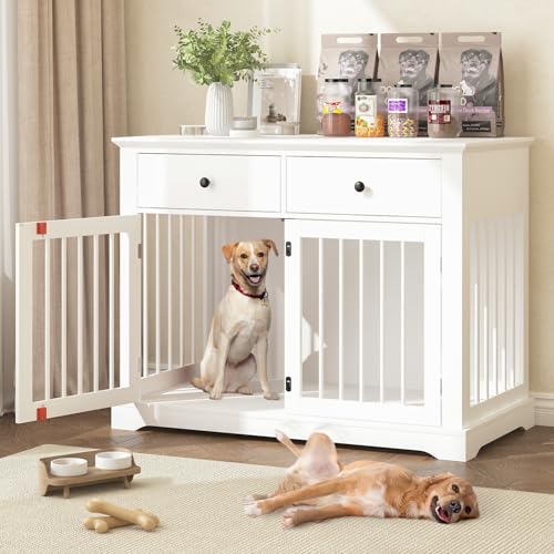 Dog Crate Furniture (White)