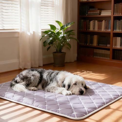 Dog Crate Mat (Gray / 48.0"L x 30.0"W)