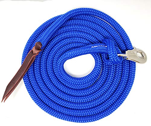 14FT Lead Rope with NP Snap (Ultra Marine / 14 ft. Nickel Trigger Snap)