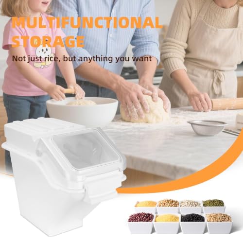 53LB Flour Storage Container With Scoop for Dry Food (53 LB)