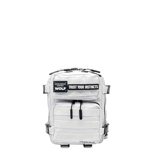 9L Mini Backpack 1000D Compact Gym EDC Bag (Polar White)
