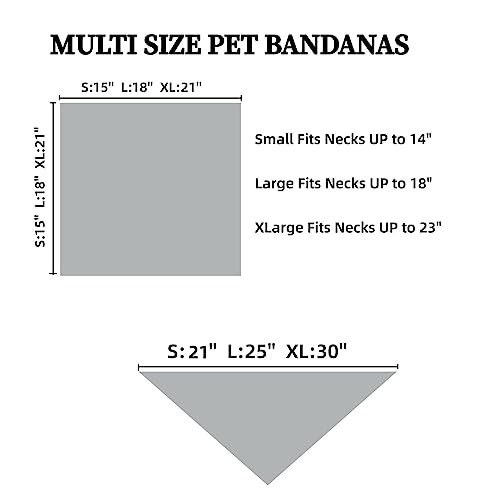 Spring Dog Bandana Small (orange&blue green / Small)