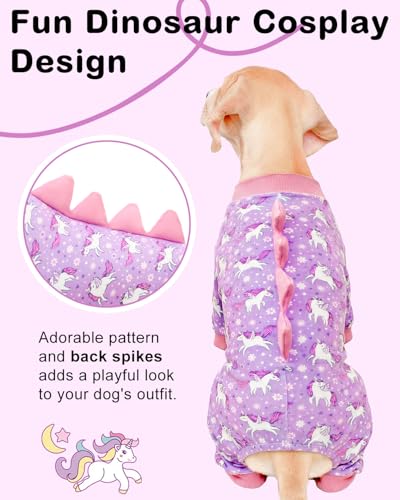 Dinosaur Costume Dog Pajamas (XX-Large / Unicorn style#2)