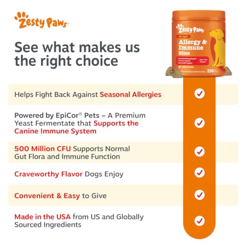 Dog Allergy Chews (250 Count (Pack of 1) - Standard)