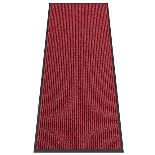 Indoor Outdoor Door Mat (Red / 3' x 10' (Rectangular))