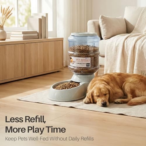 Gravity Pet Feeder (6-12 lb Feeder (3 Gallon) / Feeder)