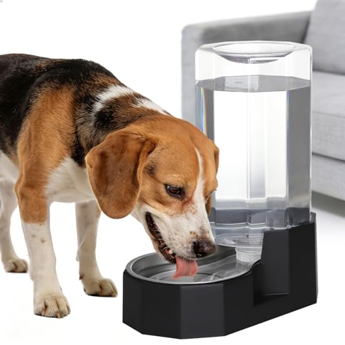 8L Large Dog Water Dispenser (Black / 8L Without Filter)