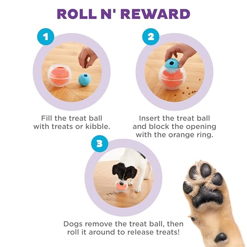 by Nina Ottosson Topsy Treat Ball Dog Puzzle (One Size)