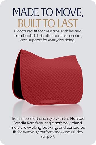 Harstad Horse Saddle Pad Dressage (Equestrian Red / Horse)