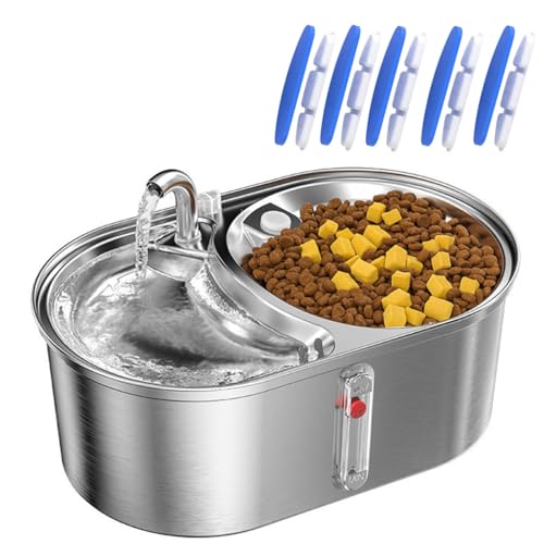 Dual Bowl Cat Water Fountain 3L