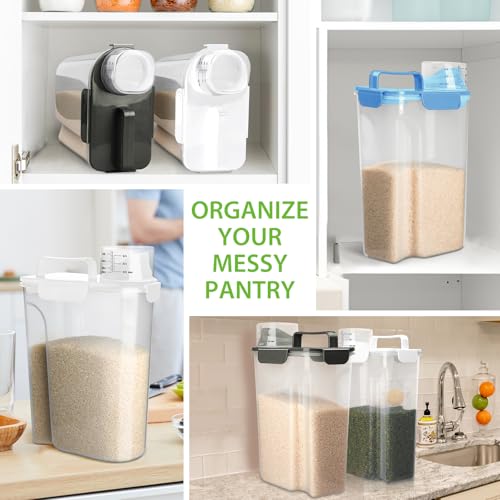 Rice Storage Container (3L+6L/Blue)