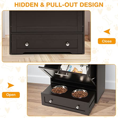 Pet Feeder Station (Brown)