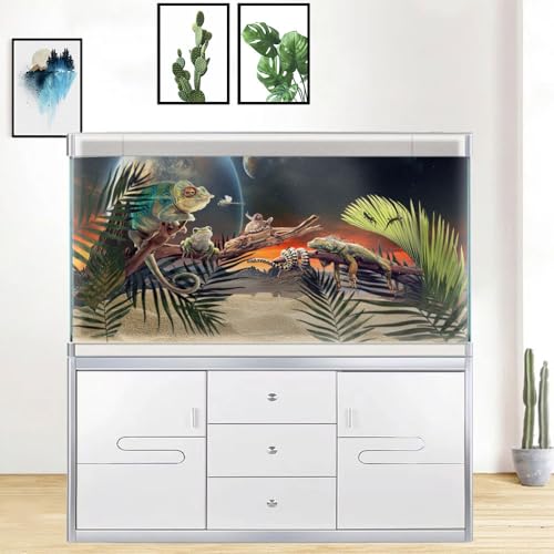 36X20IN Cosmic Aquarium Background (36X20in/90X50cm / Outer Space)