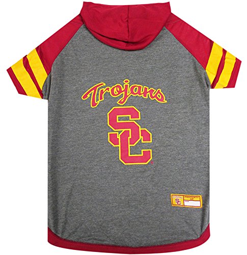 NCAA USC TROJANSHOODIE for Dogs & Cats (USC Trojans / Medium)
