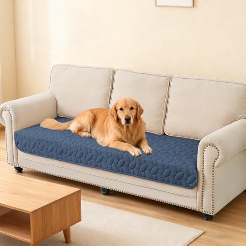 Pet Bed Cover Dog Bed Blanket for Sofa and Furniture Waterproof New Pattern Design (30x70 Inch (Pack of 1) / Navyblue)